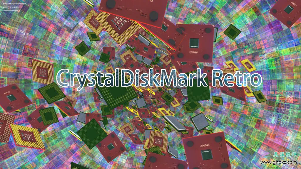 CrystalDiskMark Retro v1.0.2 综合硬件基准测试软件 绿色便携版